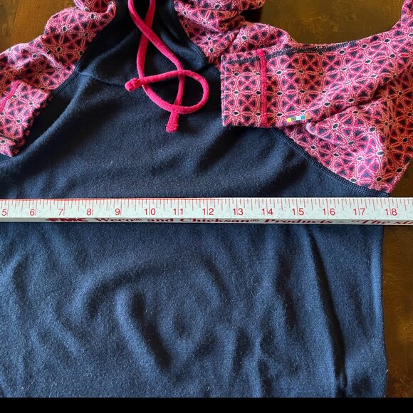 Smartwool Women's Thermal Merino Wool Drape Neck Hoodie Medium - Picture 4 of 9